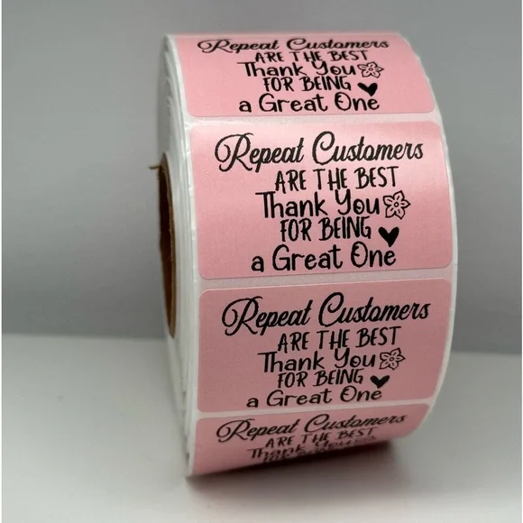 100pcs Repeat CustomersAppreciation Decorative Stickers new - Picture 12 of 13